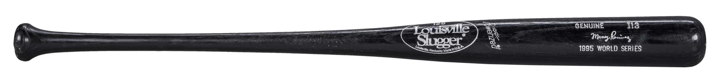 1995 Manny Ramirez Cleveland Indians Game Used World Series Louisville Slugger II3 Model Bat (PSA/DNA)